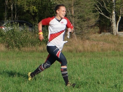 Silje på landslaget i 2019 sesongen
